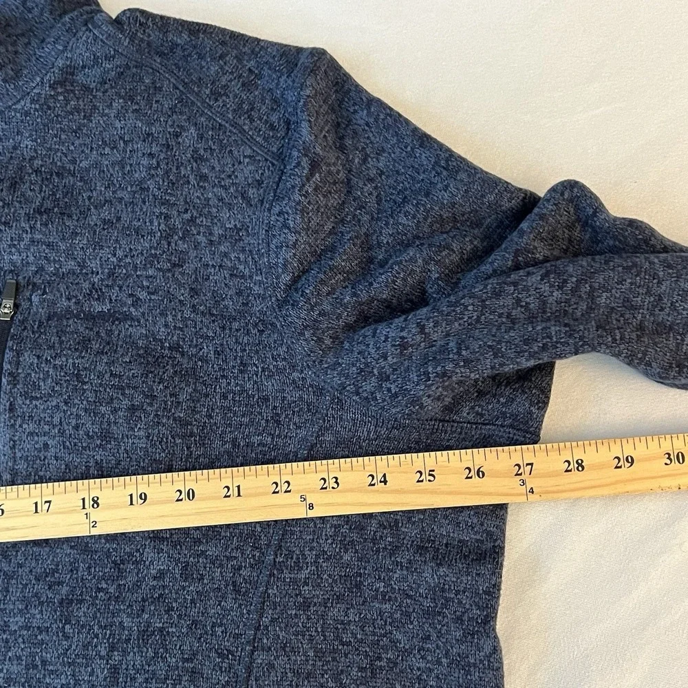 Woolrich‎ Men Blue Angler 1/4 Zip Pocket Fleece Pullover Sweater Jacket 2XL XXL